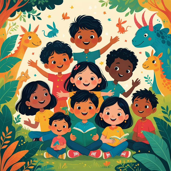 create children book illustrations