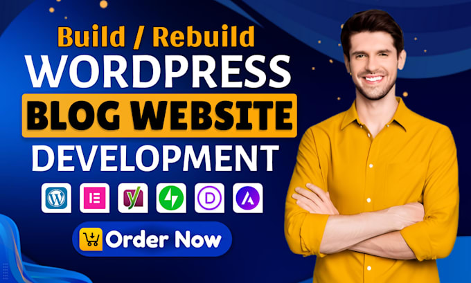 design or redesign modern wordpress website or wordpress blog with elementor
