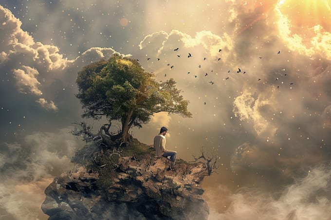 draw any photo manipulation and professional photoshop edit