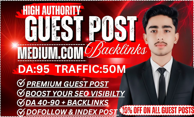 publish SEO guest post on linkedin,com and medium,com premium guest post service
