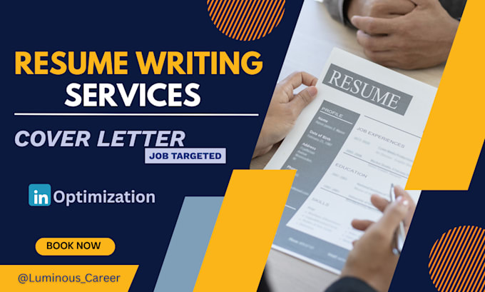 provide professional resume and linkedin services