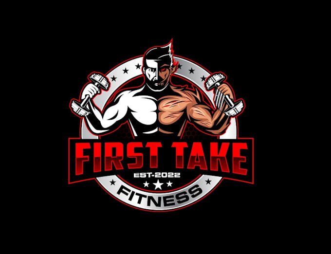 create creative and good looking fitness logo design