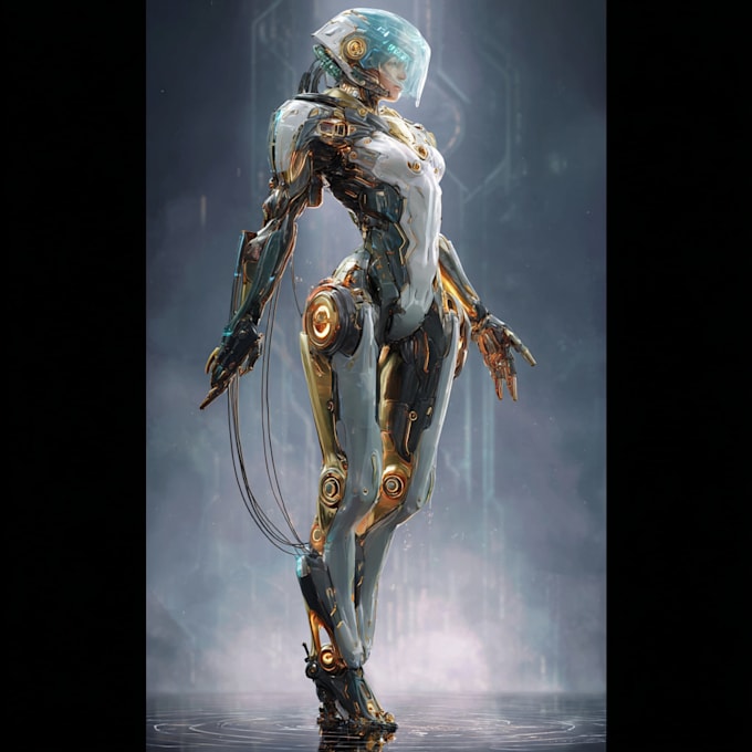 create your sci fi character, mecha character, robot etc