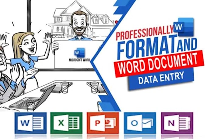 do professional and accurate data entry in word convert your raw file into doc