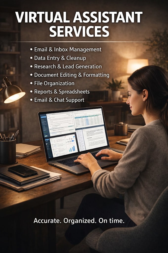 be your reliable virtual assistant, manage emails, calenders and tasks for you