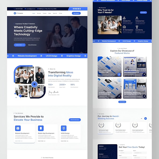 Picture of Design divi elementor wordpress website with landing pages by Elettra ...