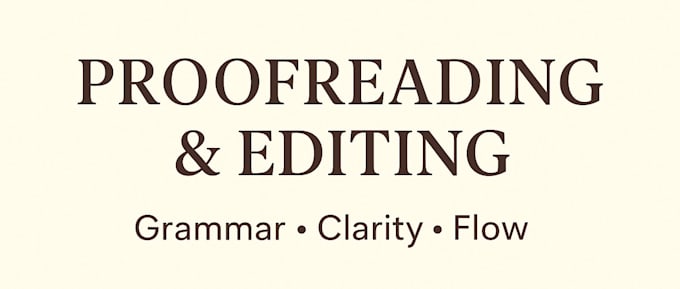 proofread and edit your article to perfection