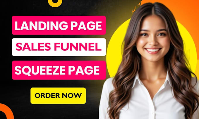 design wordpress landing page, sales funnel, squeeze, or homepage