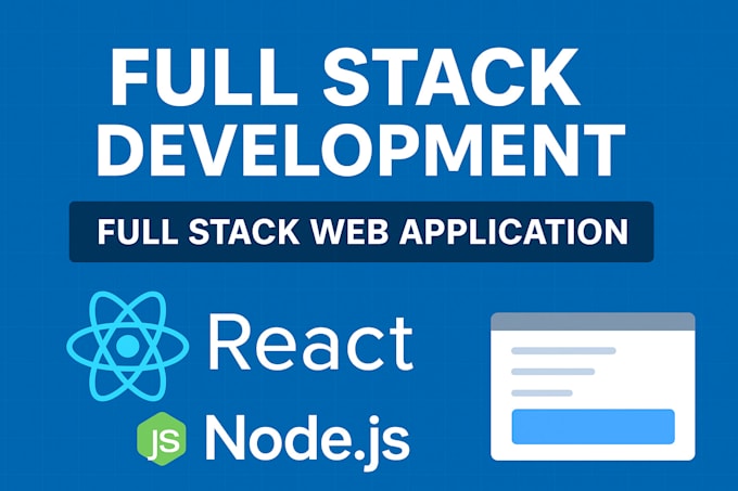 build a responsive full stack web application using react and node js
