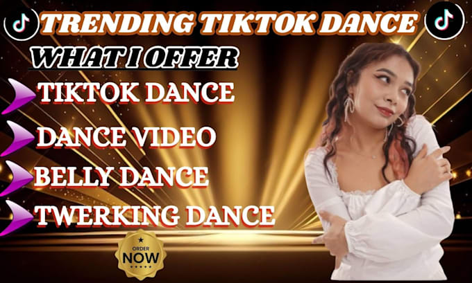 create  tiktok dance, hiphop dance, afro dance, to make your music unforegetable