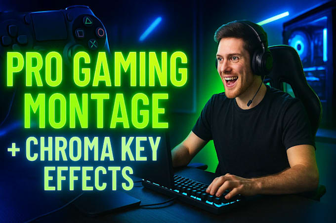 create pro gaming montages with smooth chroma key effects