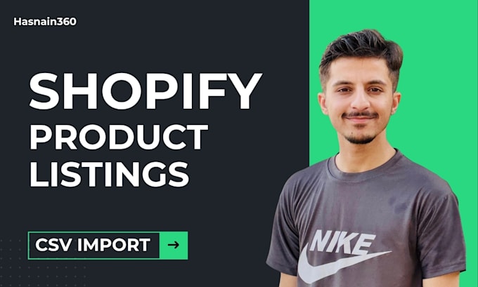do shopify product upload and listing using csv file