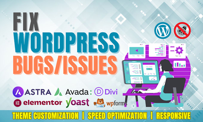 fix wordpress errors, bugs, crashes and plugin conflicts