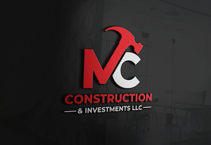 do a modern real estate property construction logo design