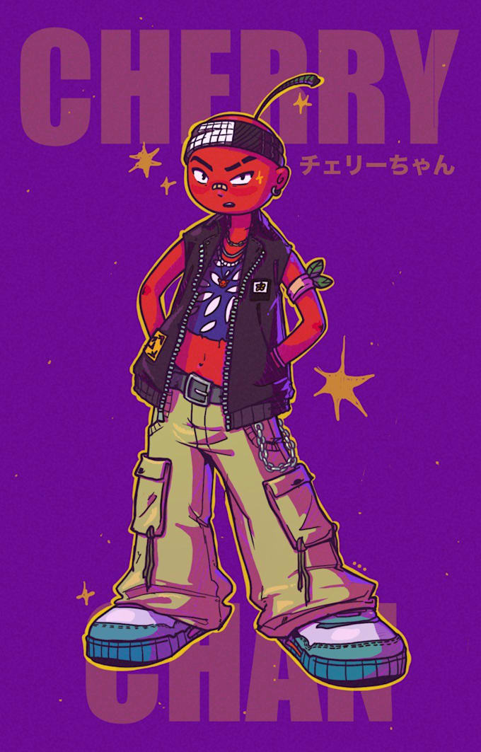 do a character concept art