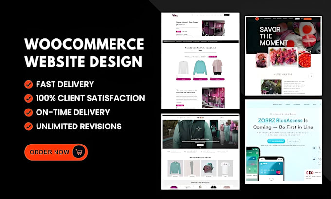 build ecommerce store website using wordpress woocommerce website online store