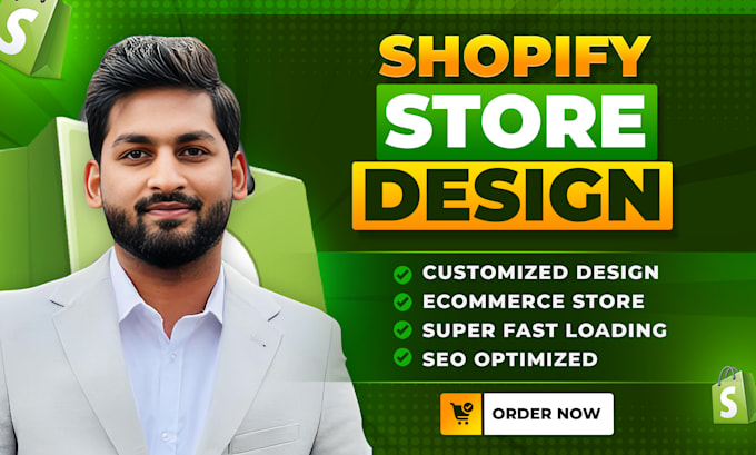 build shopify website design redesign store dropshipping ecommerce development