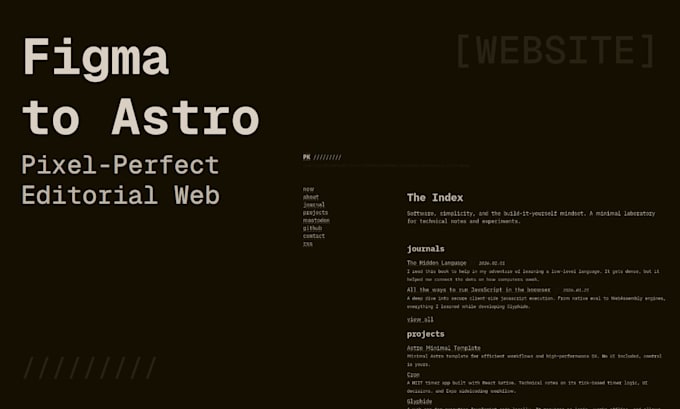 be your pixel perfect developer for your figma editorial designs
