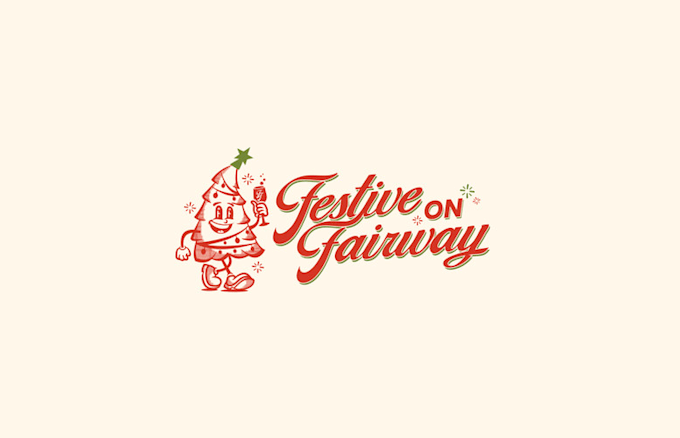 design unique festive fairway logo