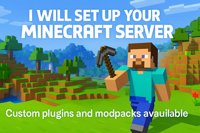install and configure minecraft java server, plugins or modded  server