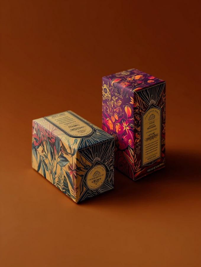 create organic product packaging or label design