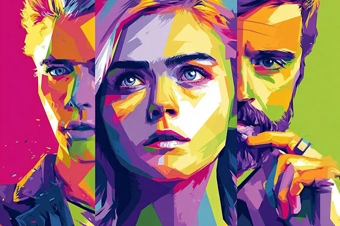 make a beautiful wpap pop art portrait