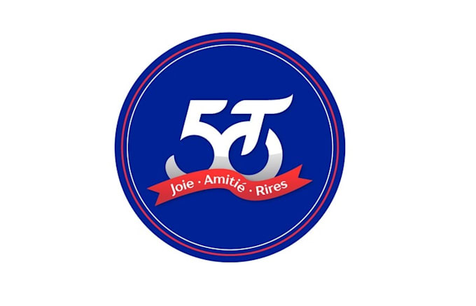 design celebration french themed logo