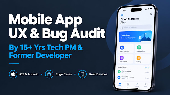 audit your android or ios app for UX flaws and bugs