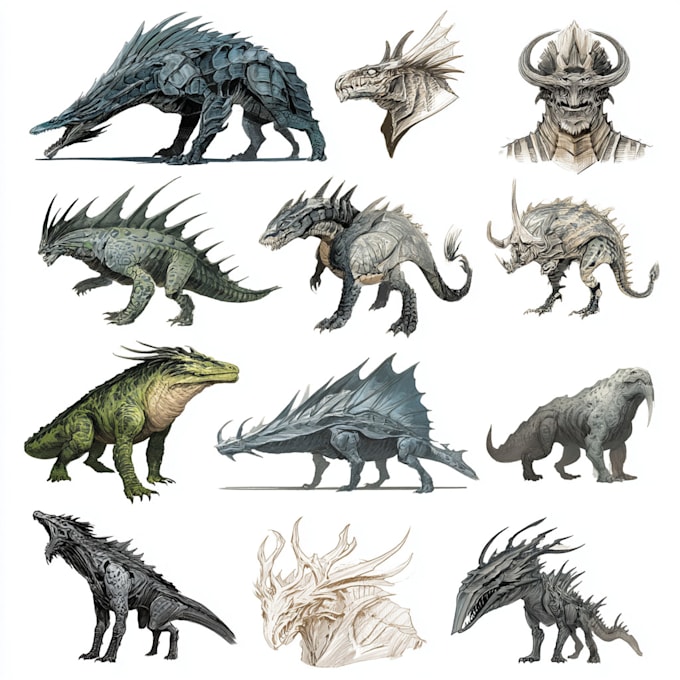 Design dnd fantasy character, pfp creatures and monster concept art by ...