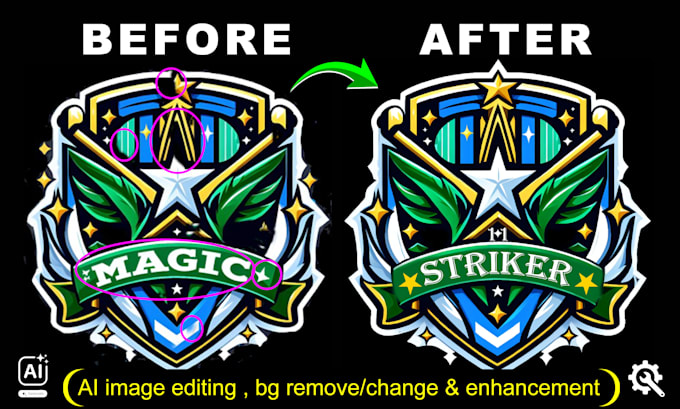 edit, restore and enhance ai image using photoshop