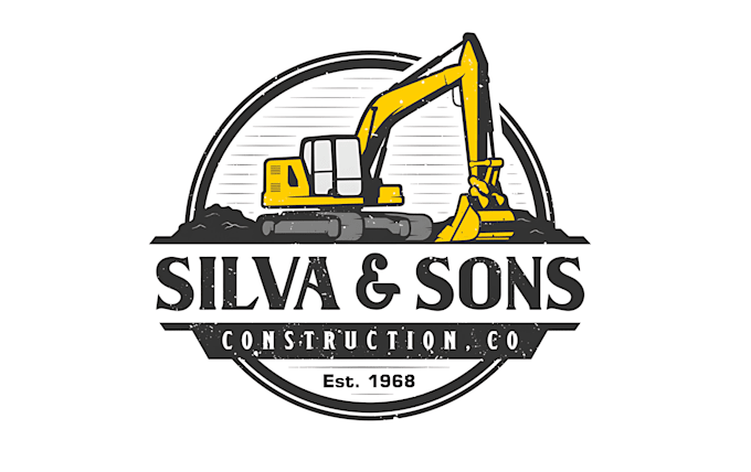 create a real estate, construction, excavation logo