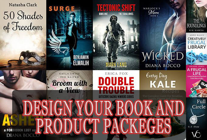 design amazing ebook cover, workbook, product box bundle
