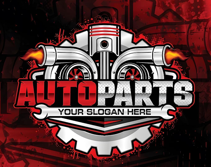 create amazing racing, automotive logo