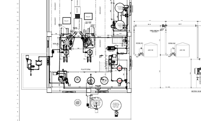 prepare 2d piping layout, house, industrial layouts drawings using autocad