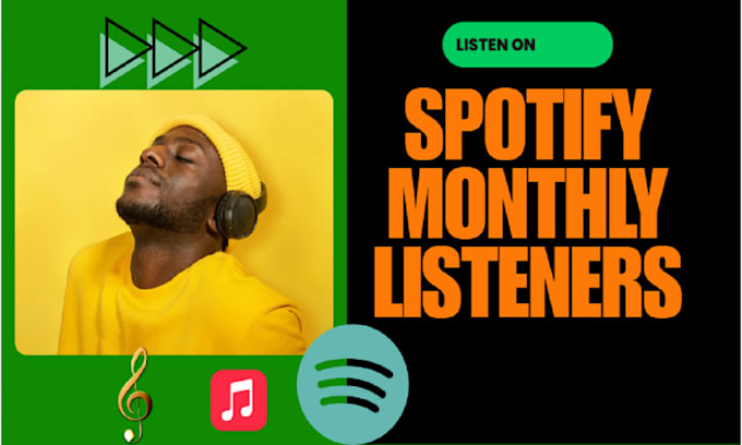 increase spotify monthly listeners, spotify streams and spotify playlist