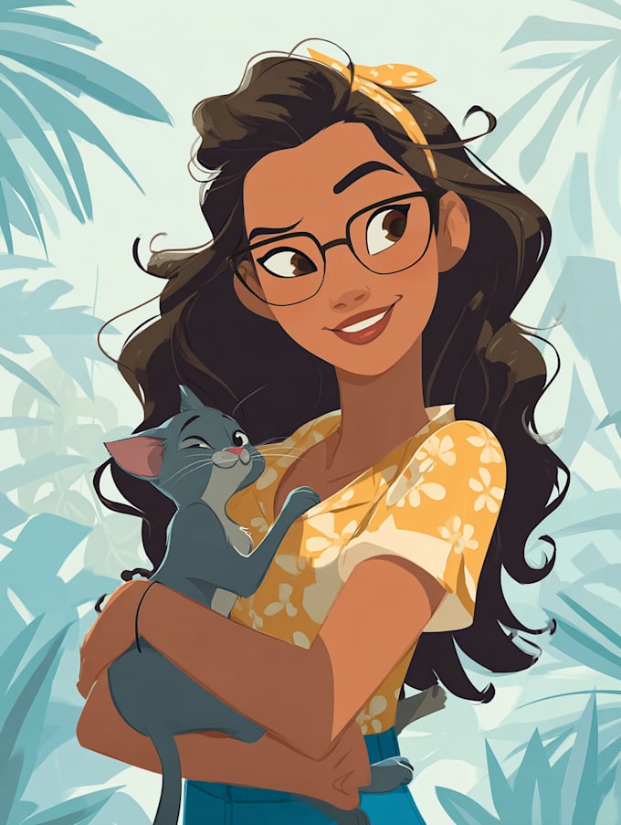 draw disney children cartoon illustration