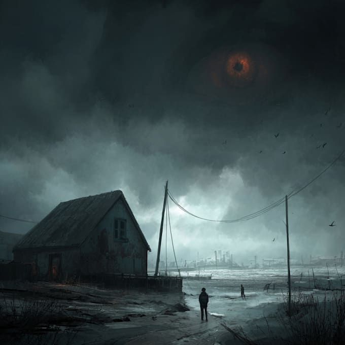 create illustrate environments background , board game, concept art