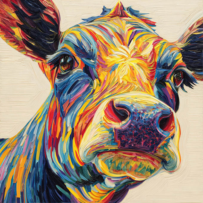 animal color abstract art