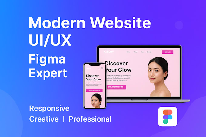 Design a modern and responsive website ui in figma by Prathamesht07 ...