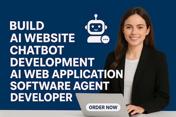 build ai website chatbot development ai web application software agent developer