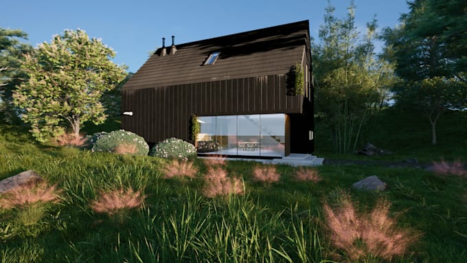 do detail 3d game background environment game level design, terrain and 3d prop