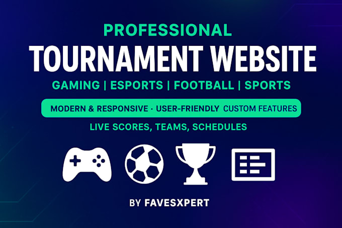 design tournament website esport website gaming website sport website