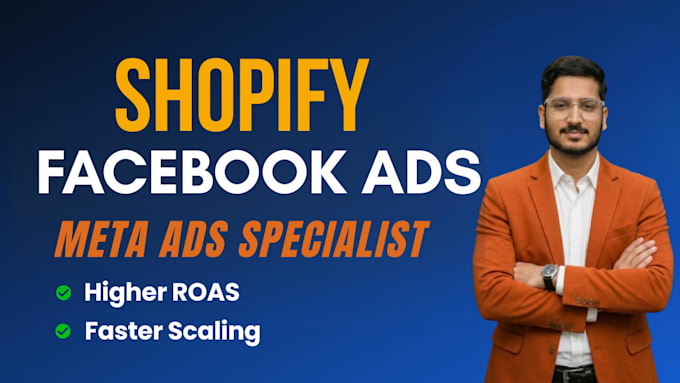 setup and manage shopify facebook ads as a meta ads specialist