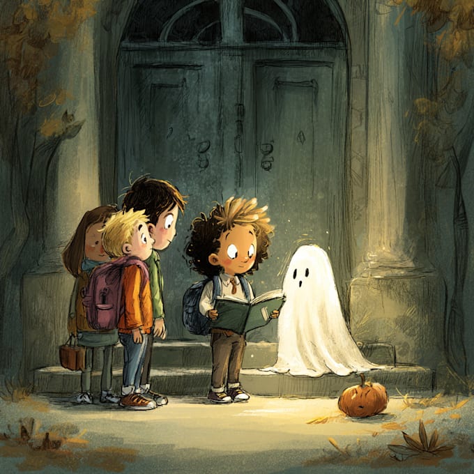comic script children illustration, kid picture book, children book ghost writer