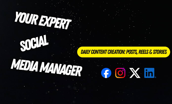 be your social media manager