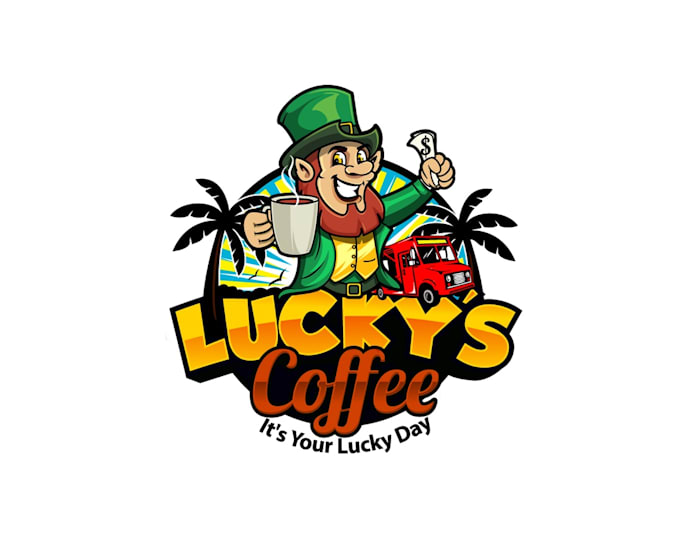 create creative and good looking leprechaun logo design