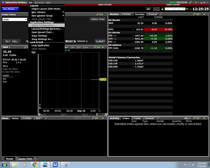 develop your trading strategies and connect to ibkr tws apis with gui interface