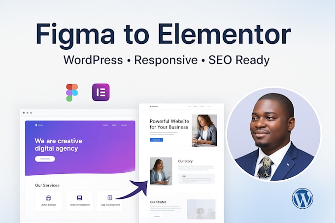 Convert your figma design to a pixel perfect elementor by Odaisaaconweb ...