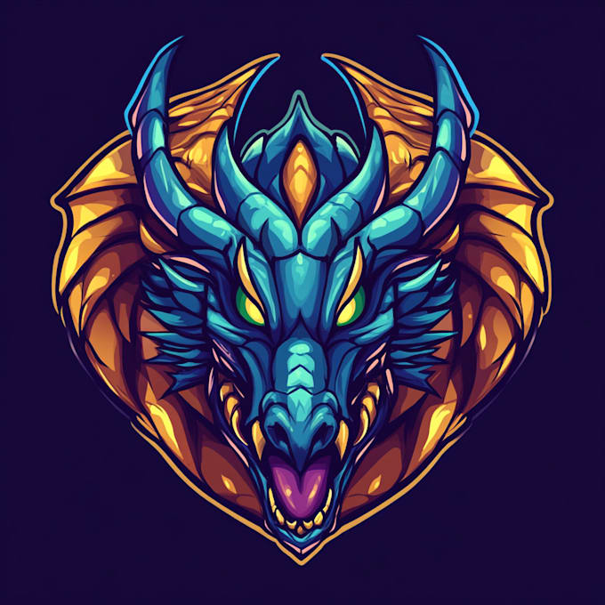 create a fantasy game logo