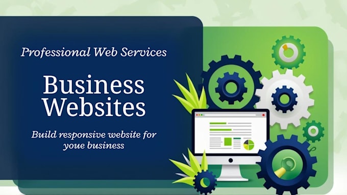 build a responsive react business landing page